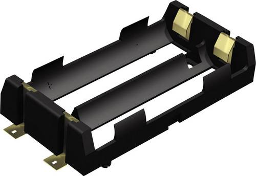 Keystone Electronics 1048 Batteriehalter 2x 18650 Oberflächenmontage SMD (L x B x H) 86 x 40 x 19 m