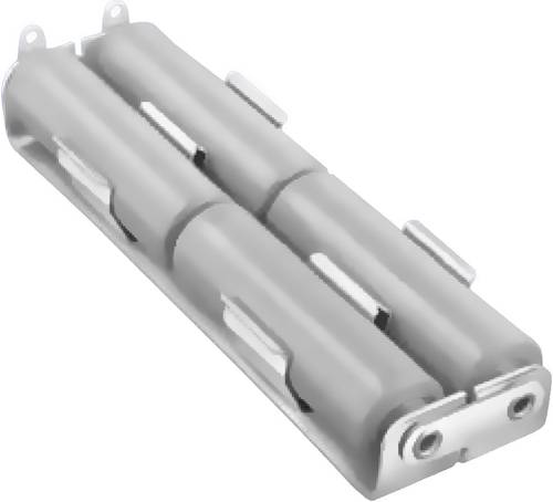 Keystone 158 Batteriehalter 4x Mono (D) Lötanschluss (L x B x H) 123 x 52 x 37mm