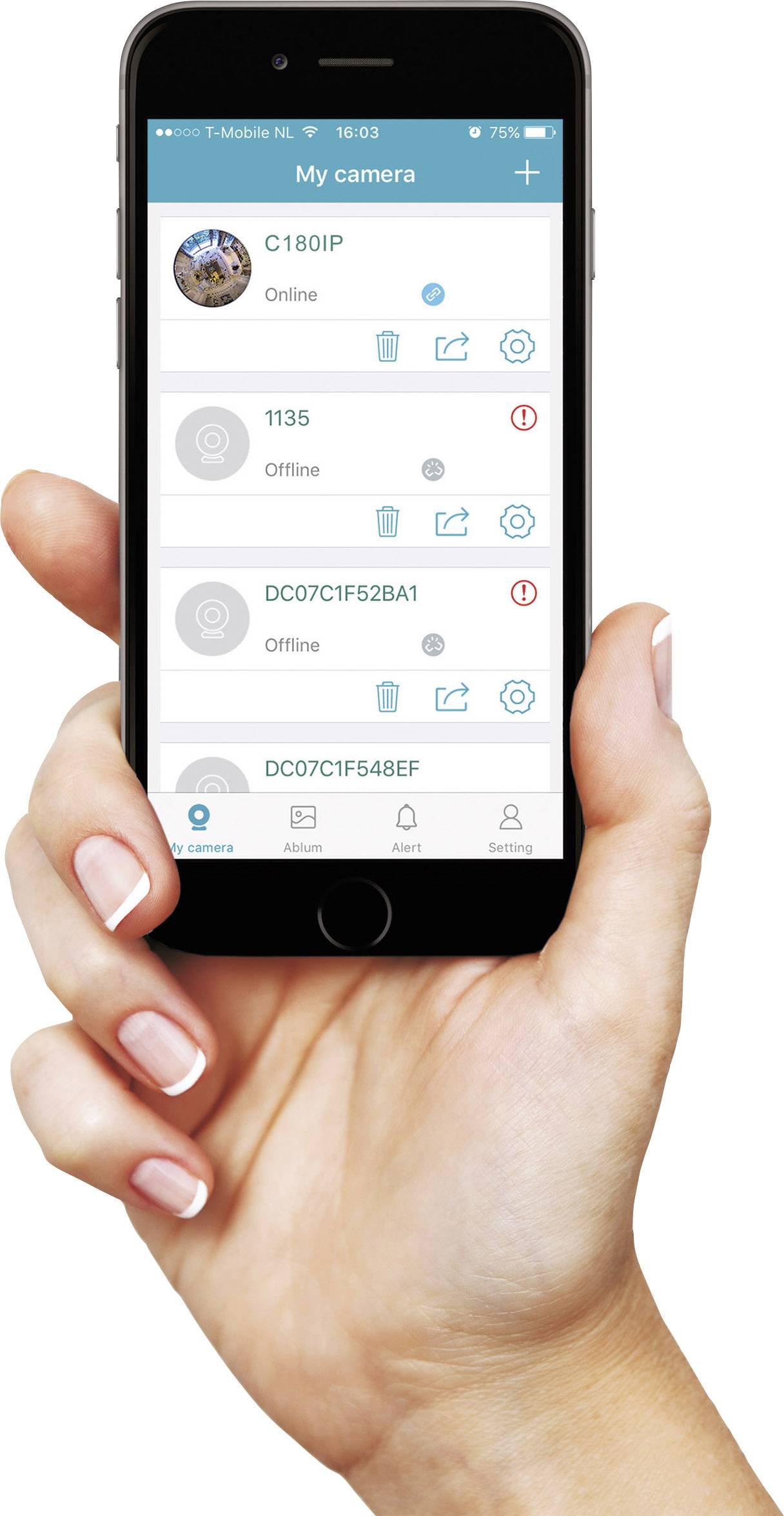 Smartwares C360IP 10.049.10 WLAN IP Überwachungskamera 1280 x 960 Pixel