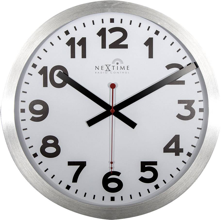 Sompex 3999arrc Funk Wanduhr 350 mm Grau