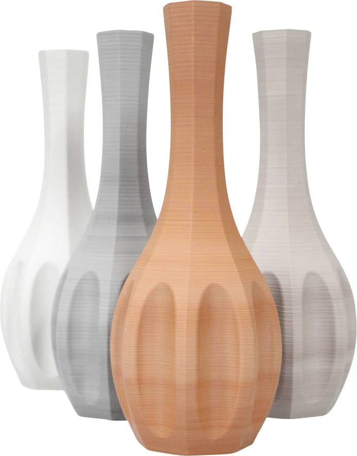 Formfutura 285STONEFIL-PCLAY-0500 Filament PLA Compound 2.85 mm 500 g Leder-Braun (matt) StoneFil 1 St.