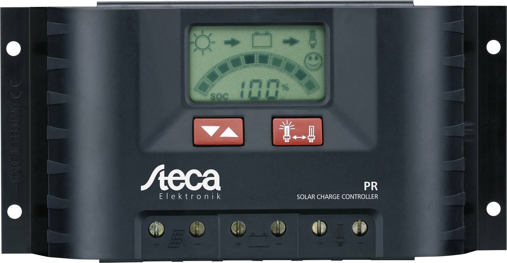 Steca PR 1515 Laderegler PWM 12 V, 24V 15A