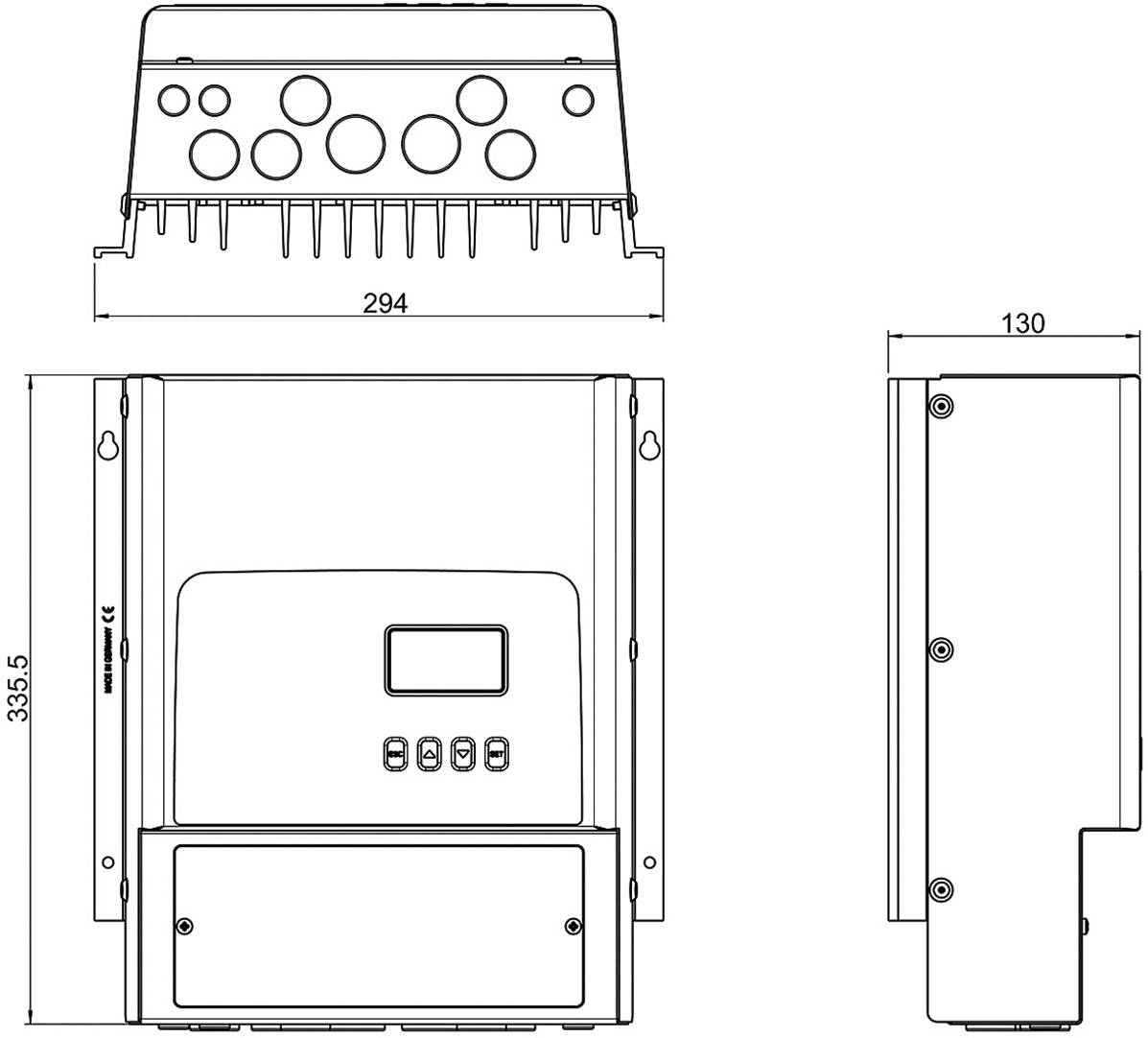 Steca Tarom MPPT 6000-S Laderegler MPPT 12 V, 24 V, 36 V, 48 V, 60V 60A