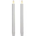Polarlite LED-Kerze 2er Set Weiß Warm-Weiß (Ø x H) 22.5 mm x 270 mm