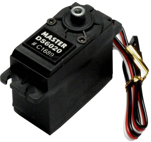 Standard-Servo DS6020 MG Digital-Servo Getriebe-Material: Titanium Stecksystem: Uni (Graupner