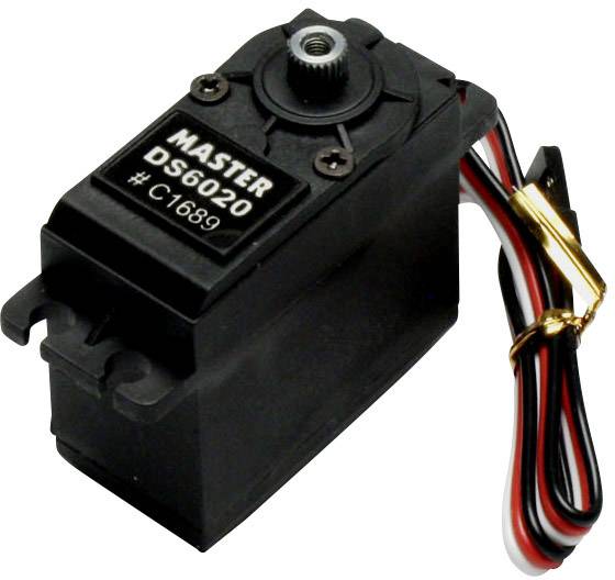 Master Modellbau Standard-Servo DS6020 MG Digital-Servo Getriebe-Material: Titanium Stecksystem: Un