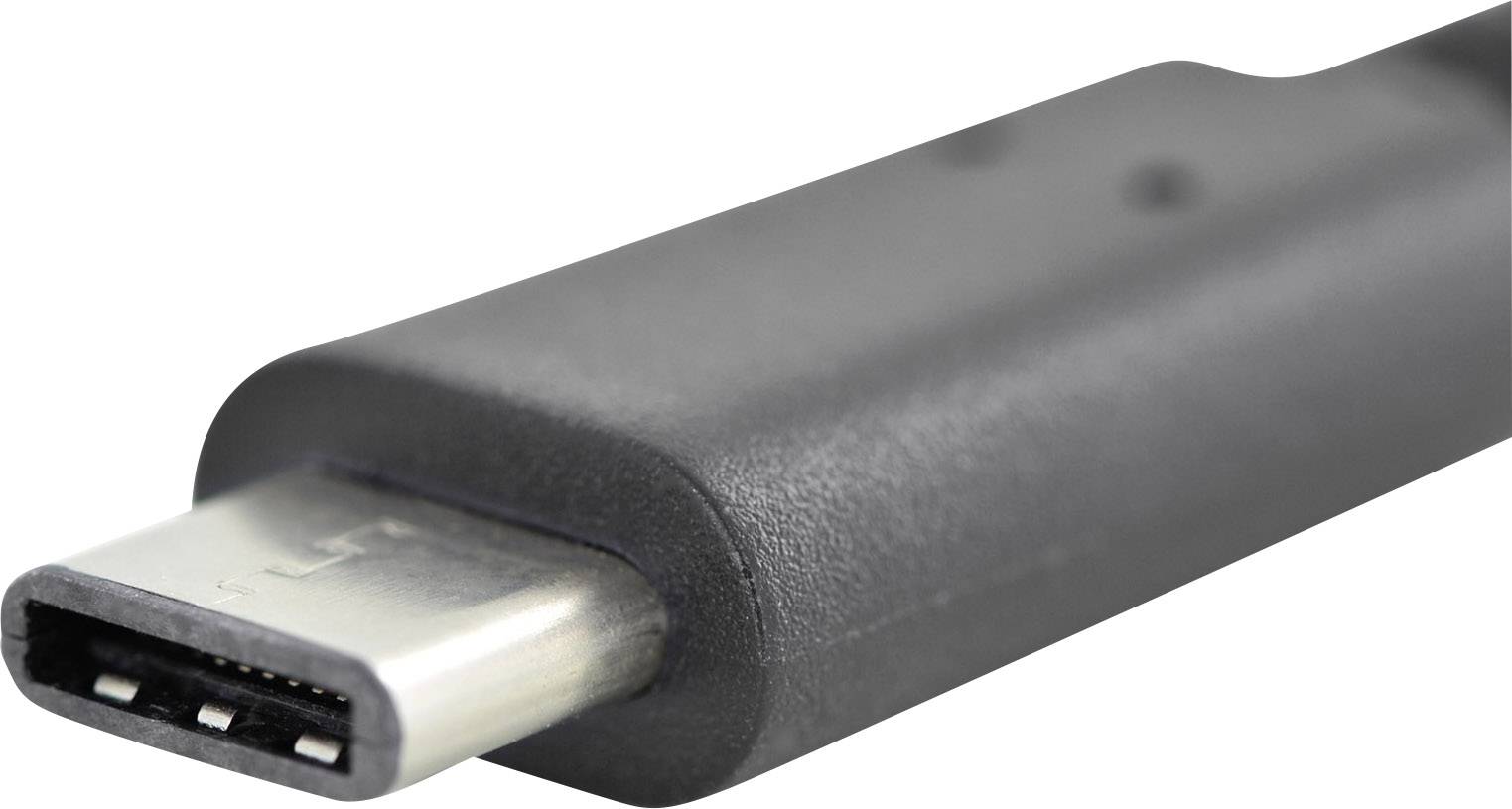 Ednet USB 2.0 Adapterkabel [1x Micro-USB-Buchse - 1x USB-C™ Stecker]