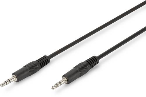 Digitus AK-510100-015-S Klinke Audio Anschlusskabel [1x Klinkenstecker 3.5mm - 1x Klinkenstecker 3.5