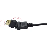 ednet HDMI Anschlusskabel 3.00 m High Speed-HDMI mit Ethernet, HDMI-fähig, Rund, vergoldete Steckkontakte, doppelt geschirmt, Ultra HD (4k) HDMI mit ednet HDMI Anschlusskabel 3.00 m High Speed-HDMI mit Ethernet, HDMI-fähig, Rund, vergoldete Steckkontakte, doppelt geschirmt, Ultra HD (4k) HDMI mit