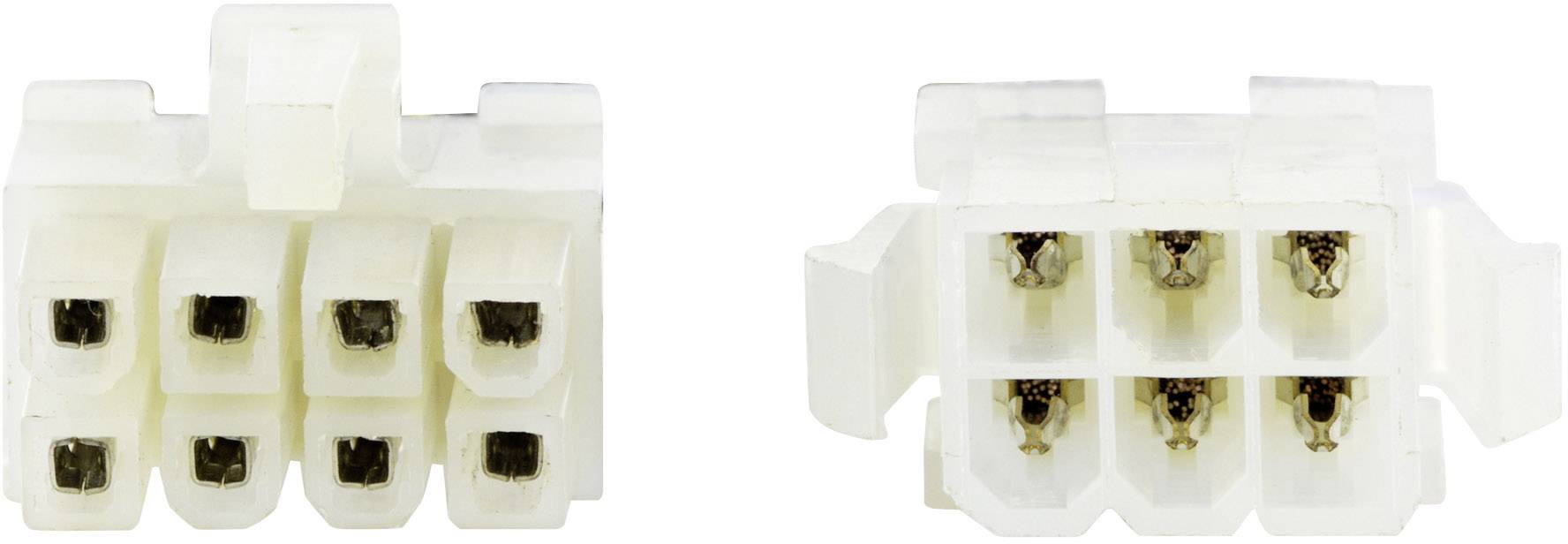 Digitus Computer, Strom Kabel [1x PCIe-Stecker 8pol. - 1x PCIe-Buchse 6pol.] 30.00 cm Gelb, Schwarz