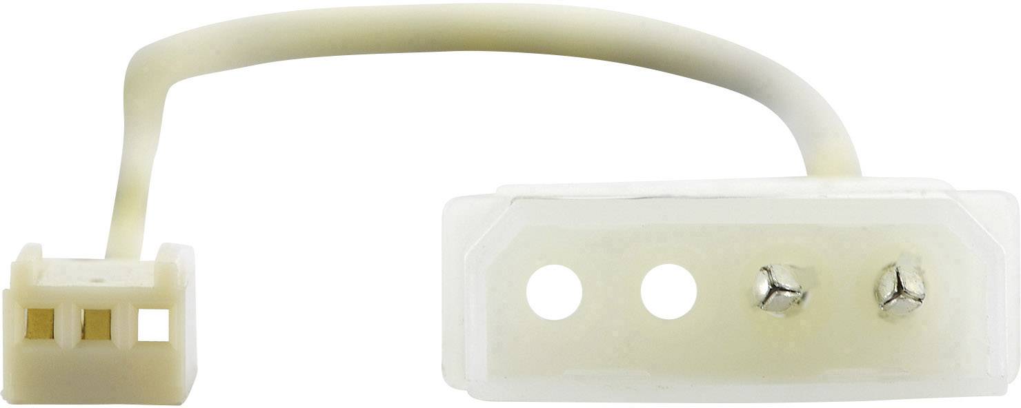 Digitus PC-Lüfter, Computer, Strom Kabel [1x IDE-Strom-Stecker 4pol. - 1x PC-Lüfter Buchse 3pol.] 0.3m Schwarz, Gelb