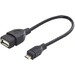 Digitus USB 2.0 Câble adaptateur [1x USB 2.0 mâle Micro-B - 1x USB 2.0 type A femelle] DB-300309-002-S rond, blindage double