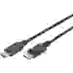 Digitus DisplayPort Anschlusskabel DisplayPort Stecker, DisplayPort Stecker 2.00m Schwarz DB-340100-020-S Rund, doppelt geschirmt