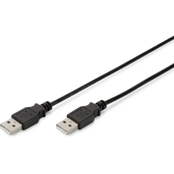 Digitus 1.80 m Schwarz Rund, doppelt geschirmt DK-300101-018-S Digitus 1.80 m Schwarz Rund, doppelt geschirmt DK-300101-018-S