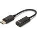 Digitus DisplayPort / HDMI Adapter [1x DisplayPort Stecker - 1x HDMI-Buchse] Schwarz Rund, doppelt