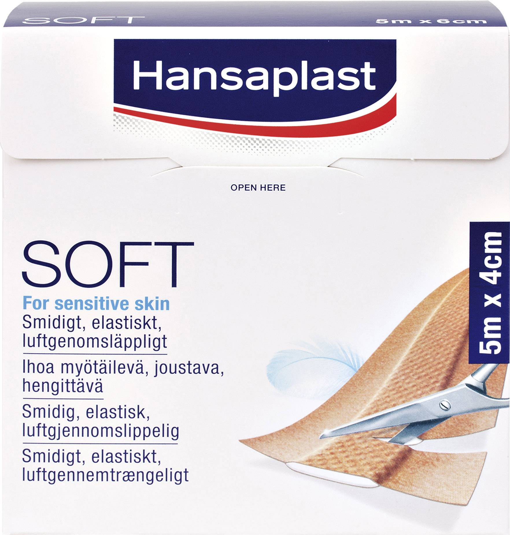 Hansaplast 1556526 Heftpflaster 5m x 4cm 1St.