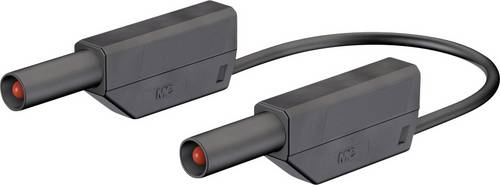 Stäubli SLK410-E/N/SIL Sicherheits-Messleitung [Lamellenstecker 4mm - Lamellenstecker 4 mm] 2.00m S