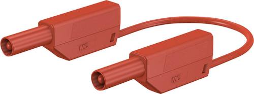 Stäubli SLK410-E/N/SIL Sicherheits-Messleitung [Lamellenstecker 4mm - Lamellenstecker 4 mm] 1.50m R