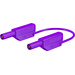 Stäubli SLK425-E/N Sicherheits-Messleitung [Lamellenstecker 4 mm - Lamellenstecker 4 mm] 0.50 m Violett 1 St.