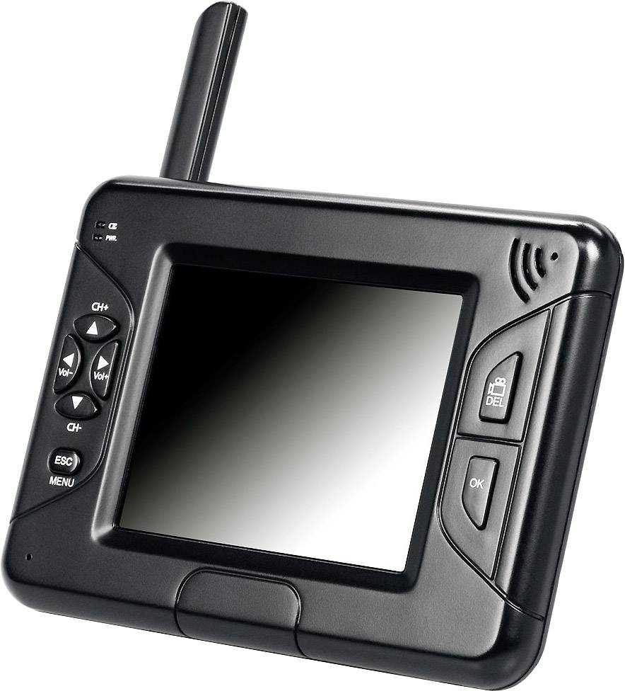 PENTATECH DF25A Set 27279 Funk-Überwachungskamera-Set 4-Kanal mit 1 Kamera 320 x 240 Pixel 2.4 GHz