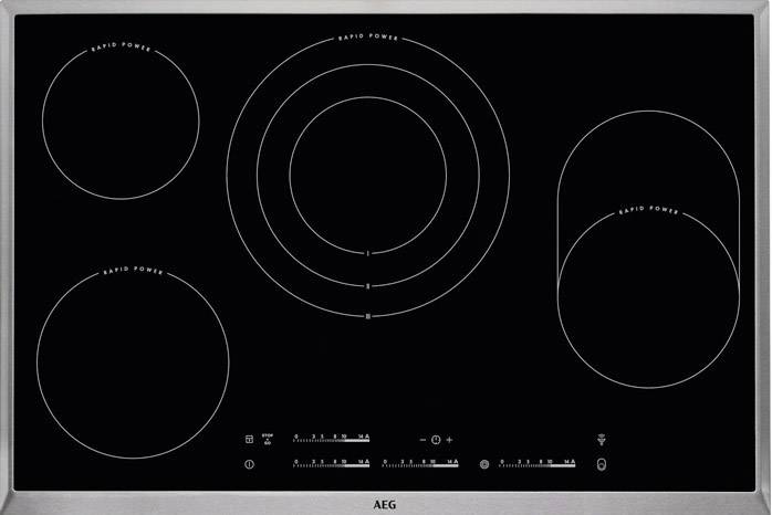 AEG HK854870XB Glaskeramik-Kochfeld 766 mm Autark