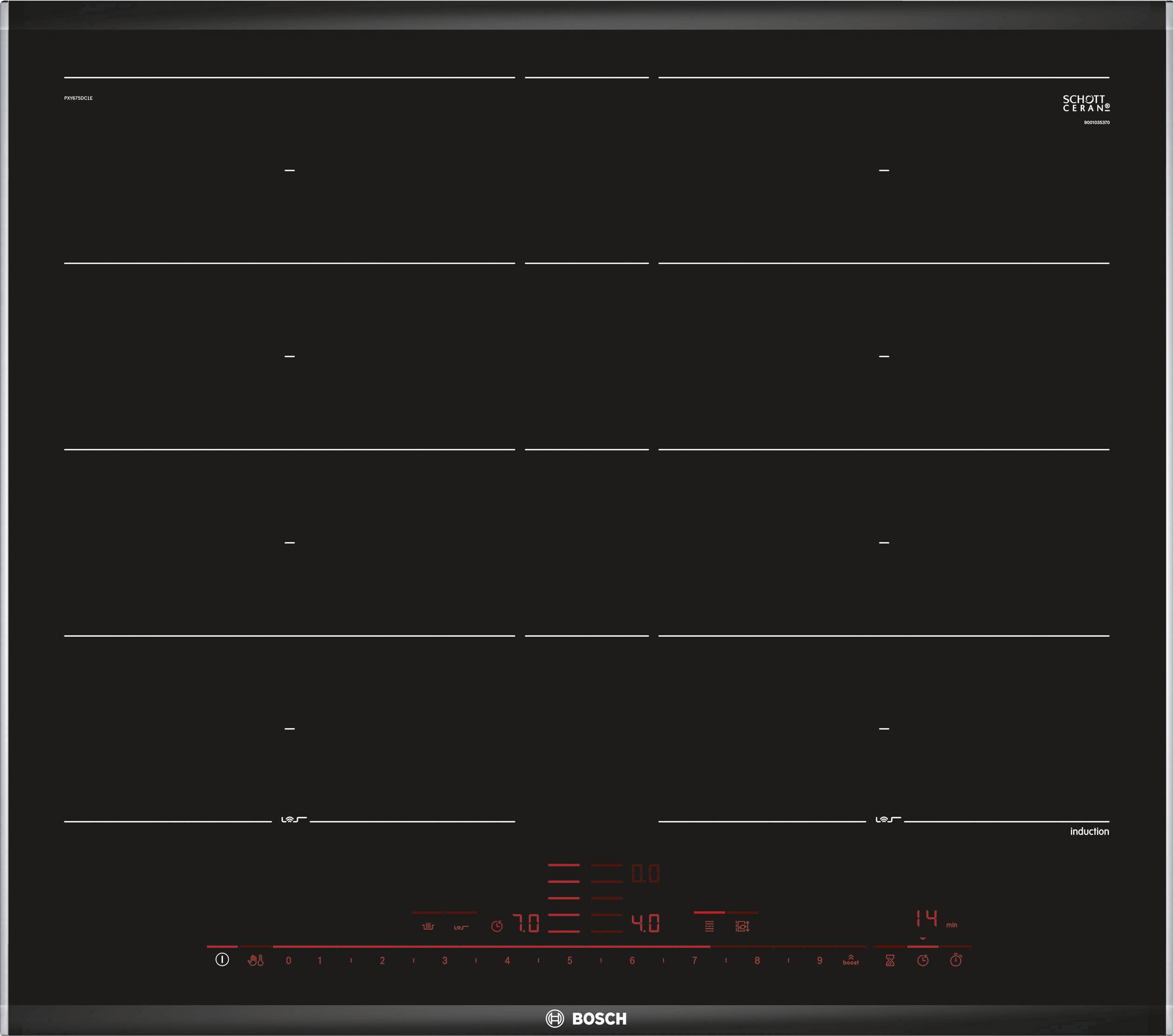 Bosch Haushalt PXY675DC1E Induktions-Kochfeld 606 mm Autark