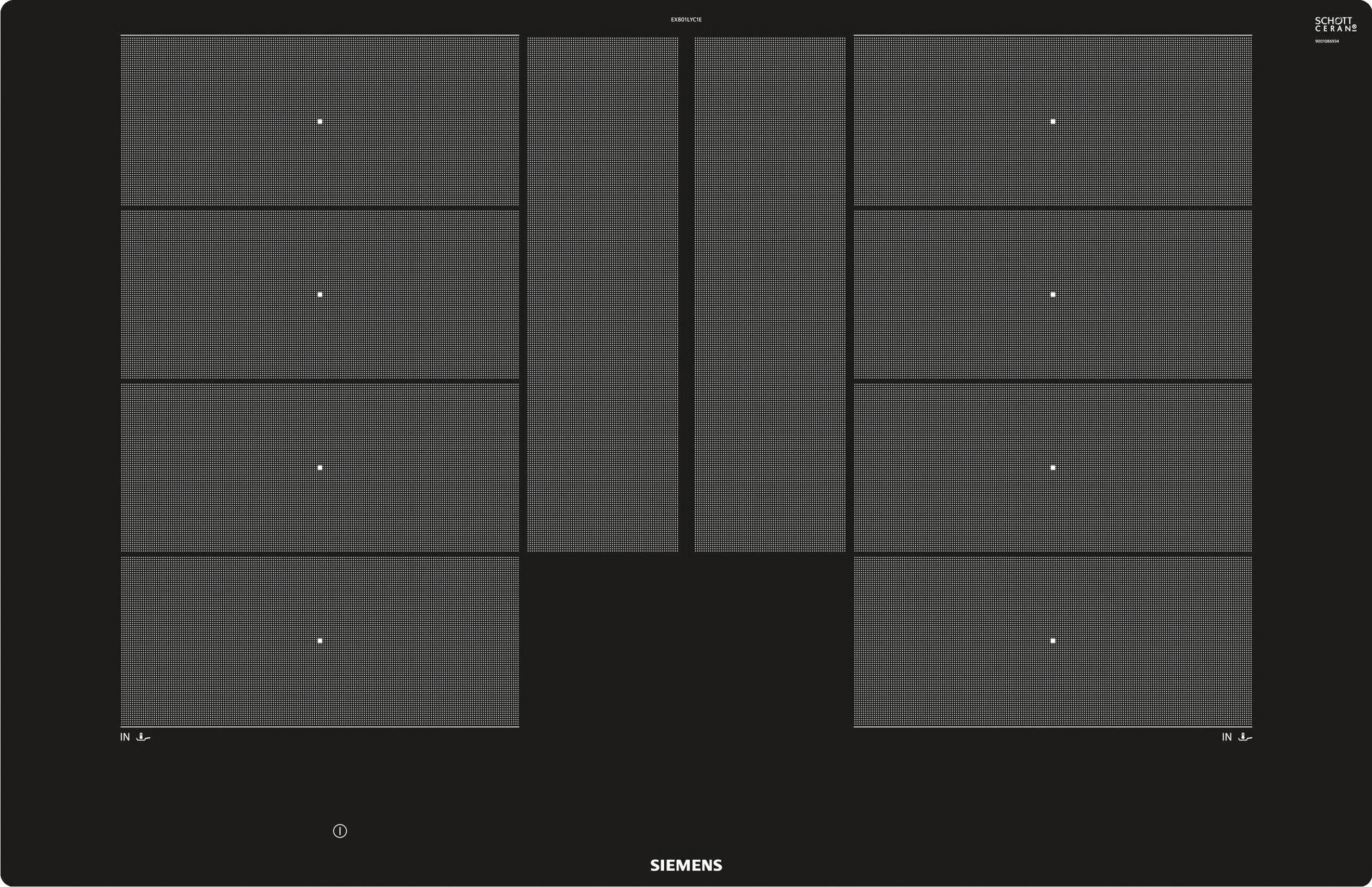 Siemens EX801LYC1E Induktions-Kochfeld 792 mm Autark