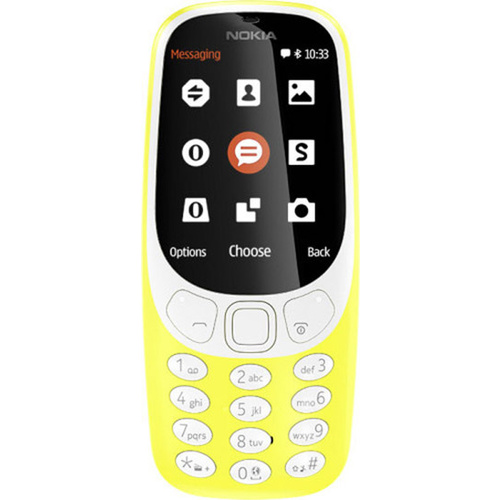 Nokia 3310 Téléphone portable double SIM jaune