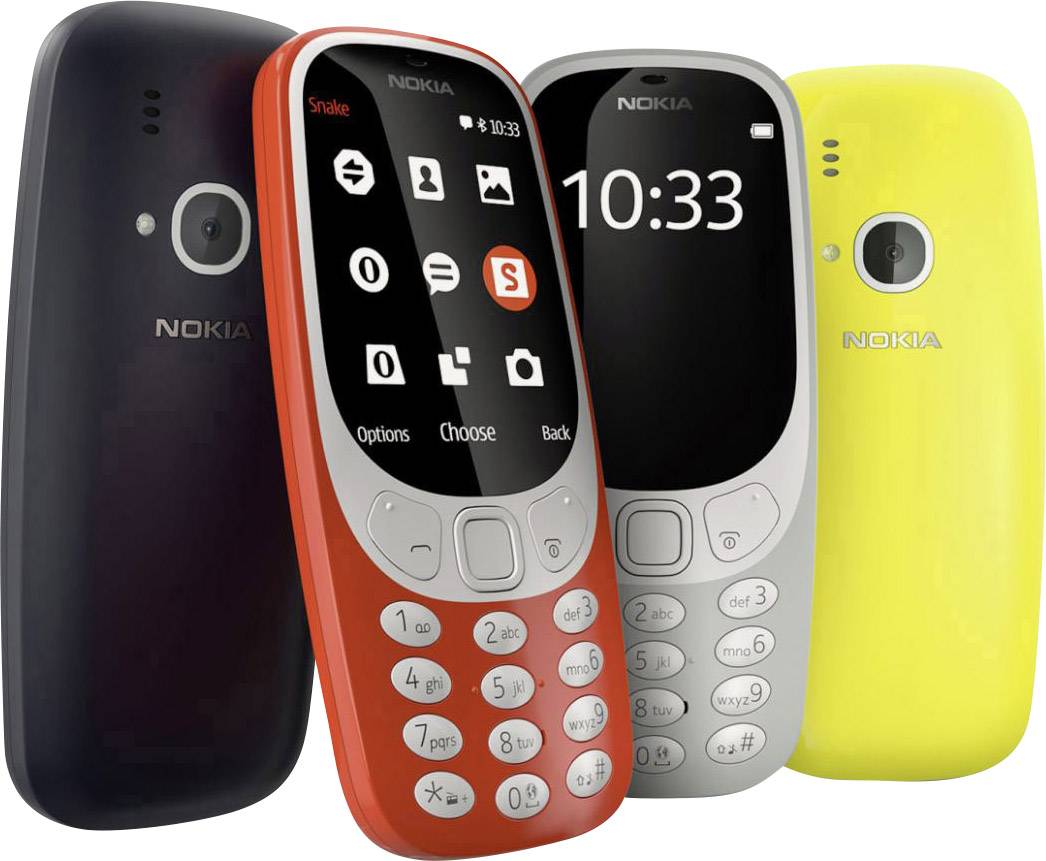 Nokia 3310 Dual-SIM-Handy Gelb