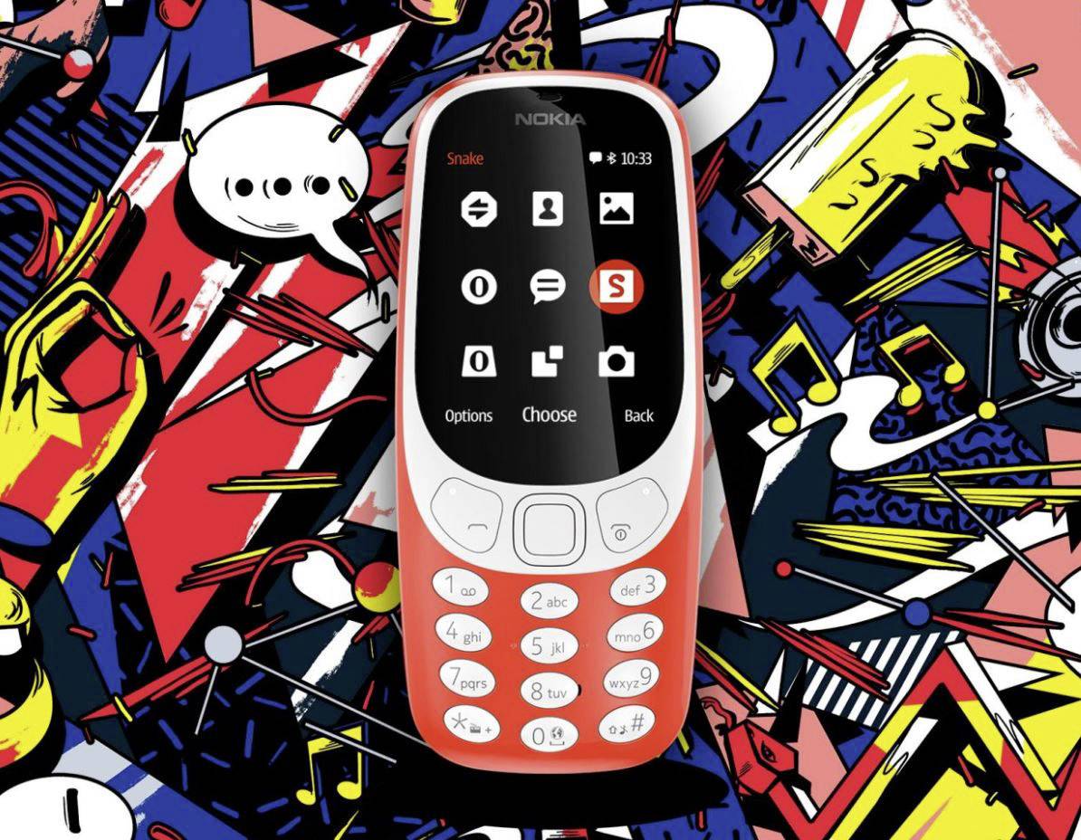 Nokia 3310 Dual-SIM-Handy Rot