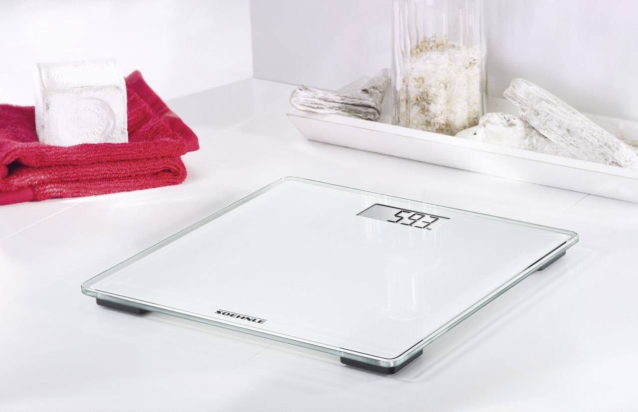 Soehnle Compact 200 Digitale Personenwaage Wägebereich (max.)=150kg Weiß