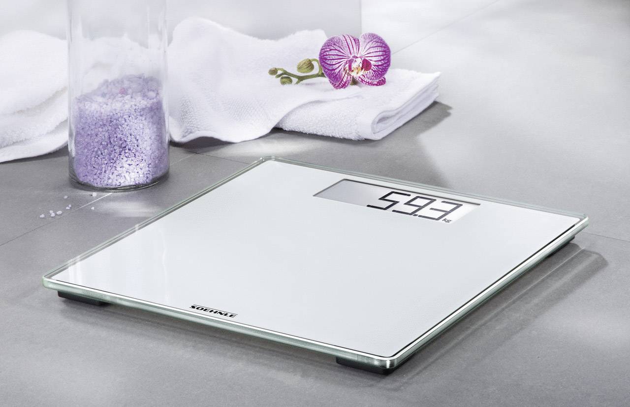Soehnle Comfort 100 Personenwaage digital Wägebereich (max.)=180 kg Weiß