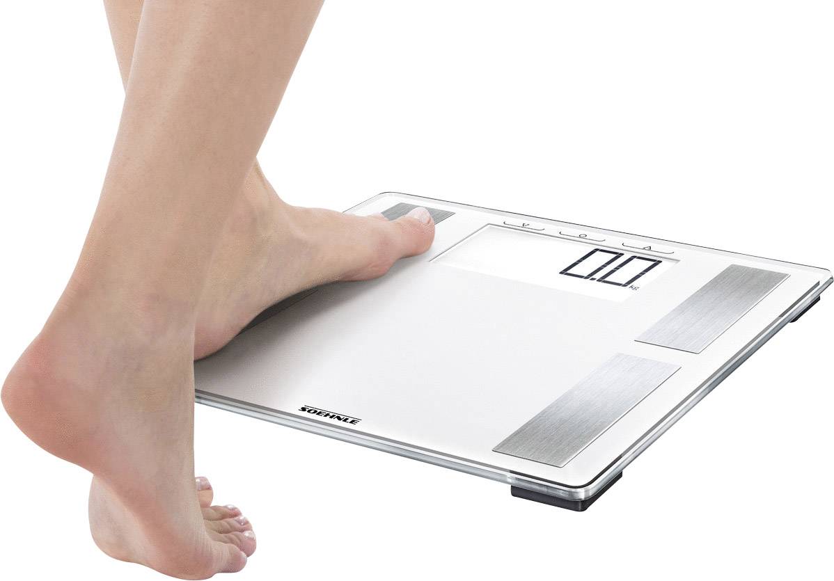 Soehnle Shape Profi 100 Analysewaage Wägebereich (max.)=180kg Weiß