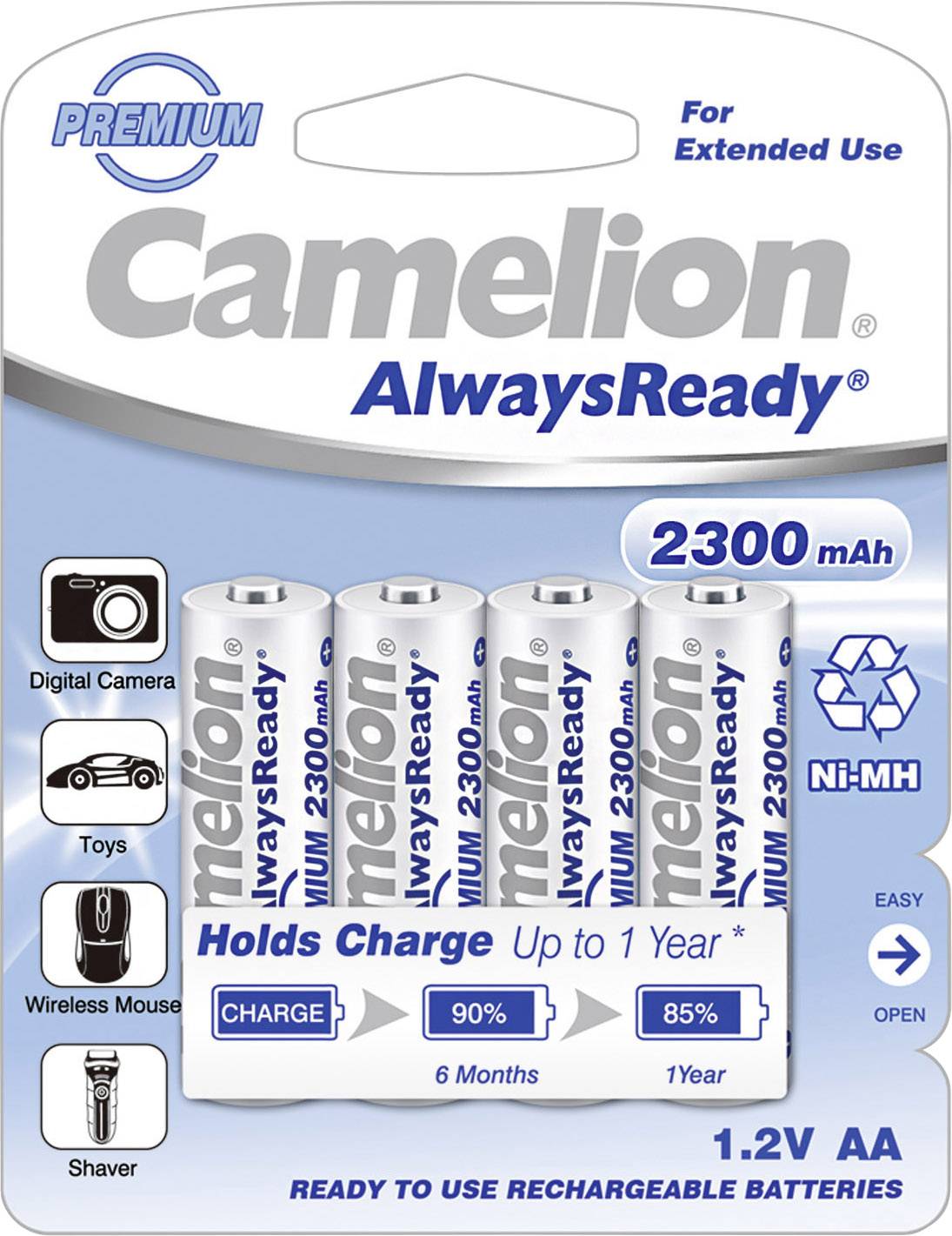 Camelion AlwaysReady Mignon (AA)-Akku NiMH 2300 mAh 1.2 V 4 St.