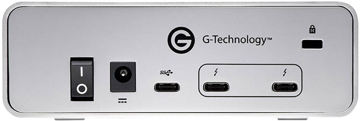 G-Technology G-Drive TB 4TB Externe Festplatte 8.9cm (3.5 Zoll) Thunderbolt 3, USB-C™ USB 3.2 (Gen 2) Silber 0G05364