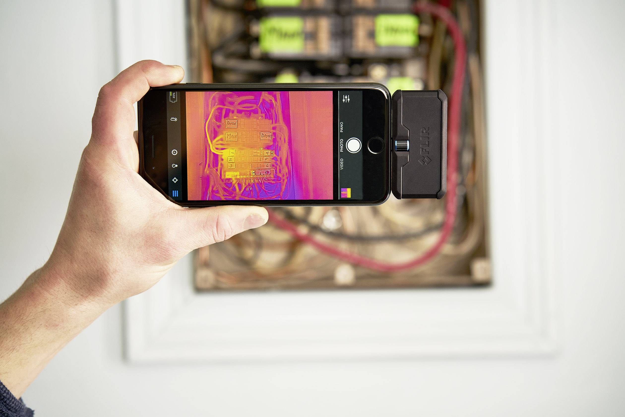 FLIR ONE PRO LT Android USB-C Handy Wärmebildkamera -20 bis 120 °C 80 x 60 Pixel 8.7 Hz