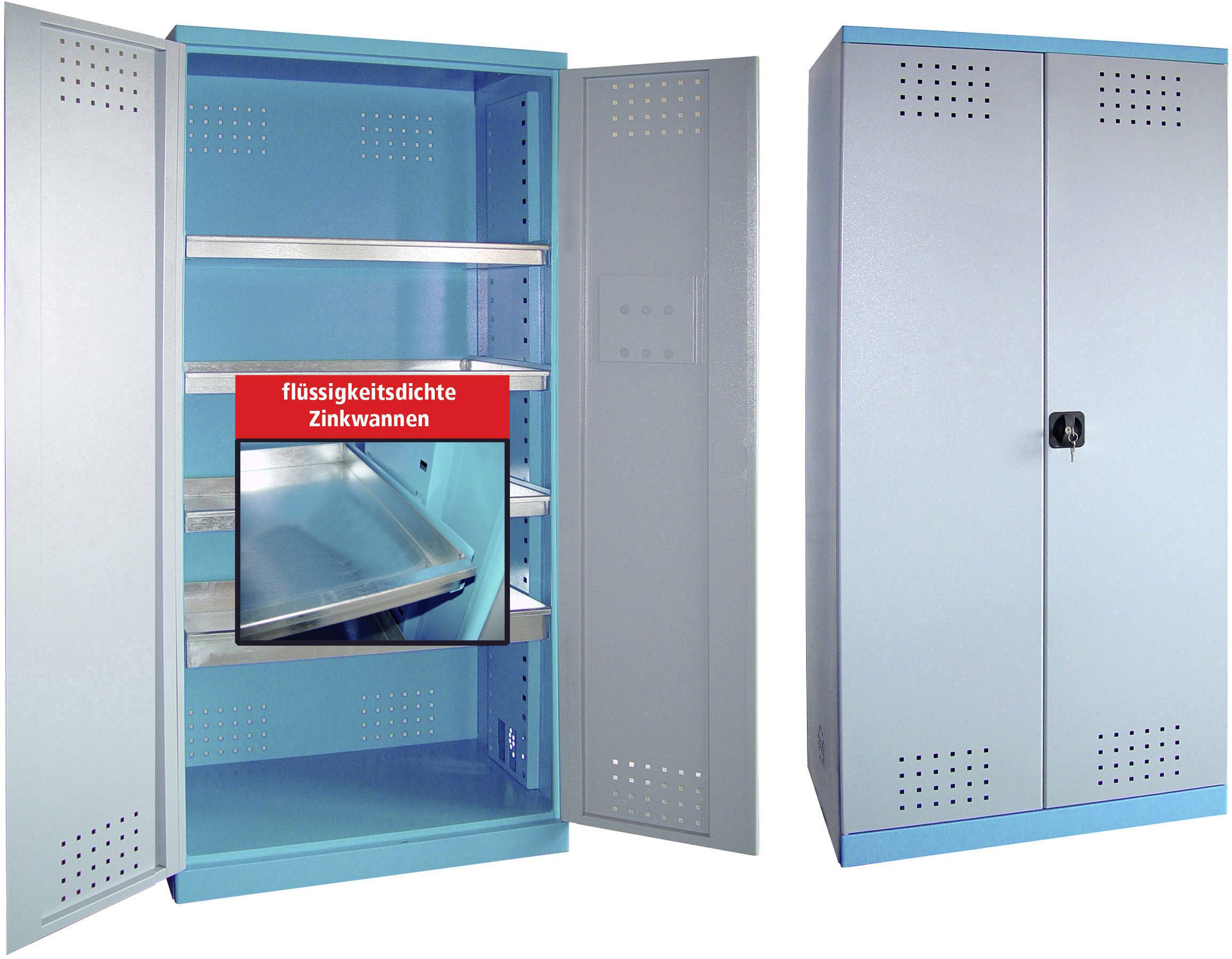 Aerotec 20142021 II Umwelt-Schrank (B x H x T) 920 x 1920 x 580mm Blau (RAL 5015), Grau (RAL 7001)