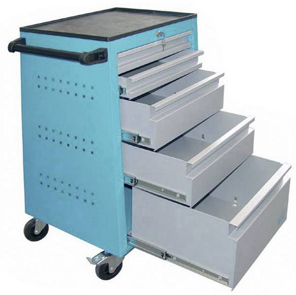 Aerotec 20142031 Werkstattwagen Stahl Herstellerfarbe: Blau (RAL 5015), Grau (RAL 7001)