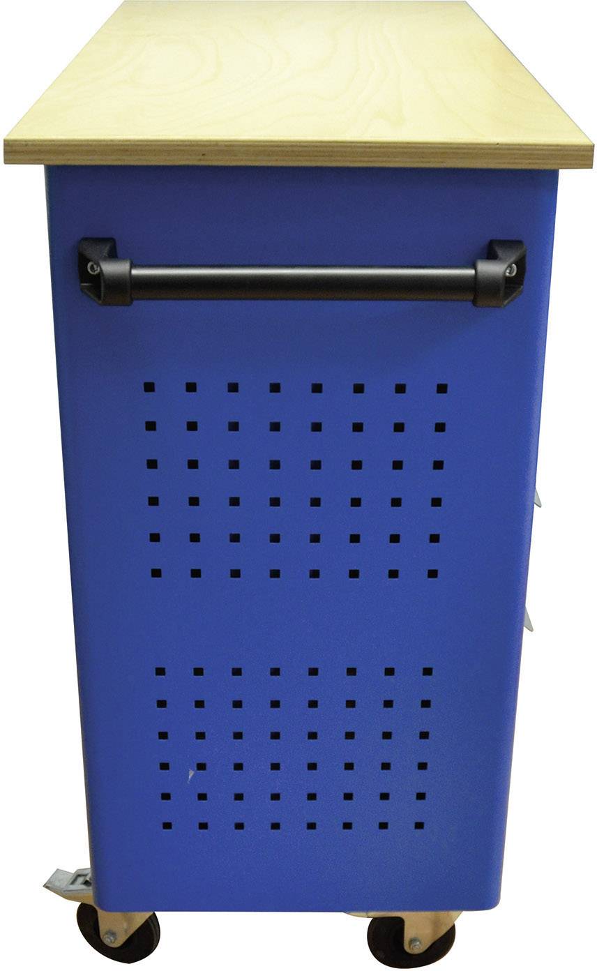 Aerotec 20142034 Werkstattwagen Stahl Herstellerfarbe: Blau (RAL 5015), Grau (RAL 7001)