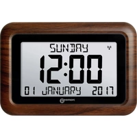 Geemarc VISO10_WO_VDE Quarz Funkuhr Holz Geemarc VISO10_WO_VDE Quarz Funkuhr Holz