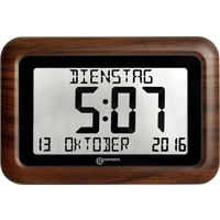 Geemarc VISO10_WO_VDE Quarz Funkuhr Holz Geemarc VISO10_WO_VDE Quarz Funkuhr Holz