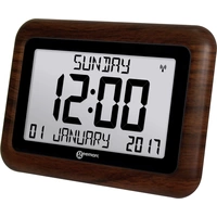 Geemarc VISO10_WO_VDE Quarz Funkuhr Holz Geemarc VISO10_WO_VDE Quarz Funkuhr Holz