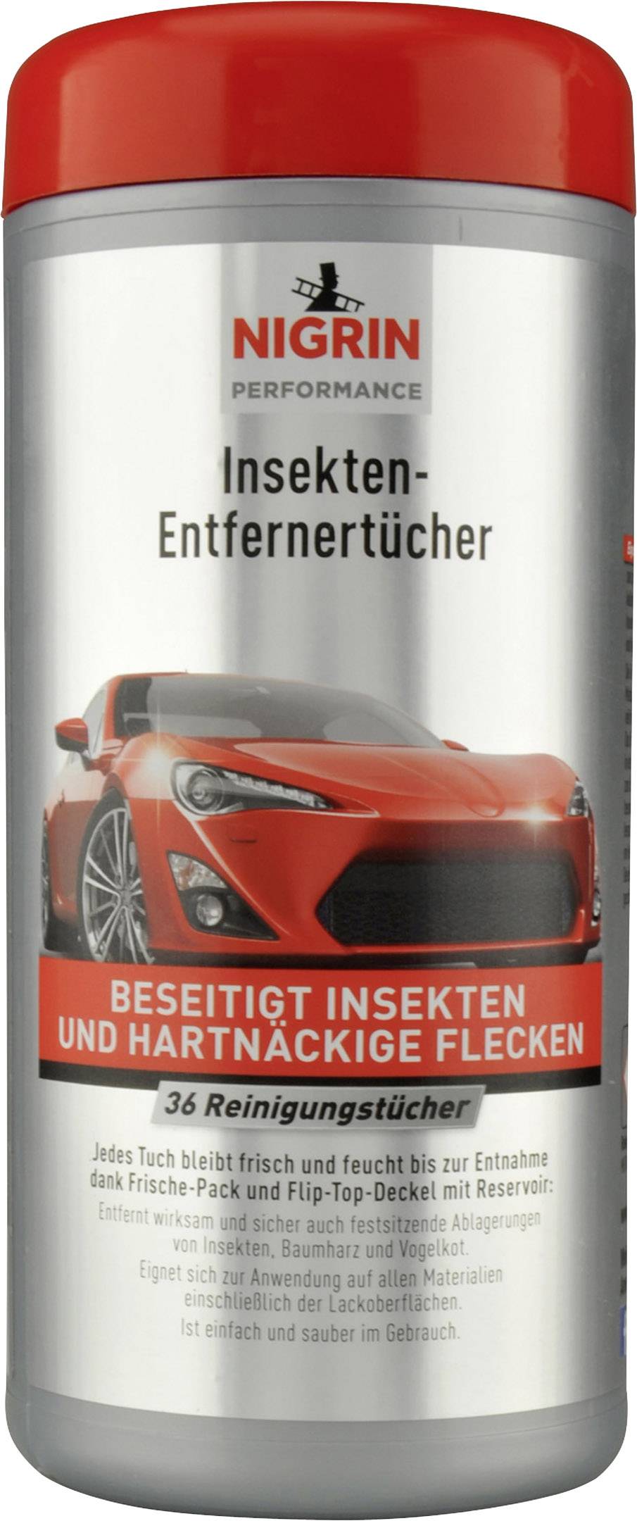 Nigrin 74649 Insekten-Reinigungstücher 36 St.