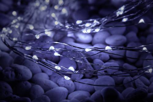 Mini-Lichterkette Innen/Außen netzbetrieben Anzahl Leuchtmittel 200 LED Beleuchtete Läng