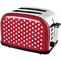 TKG Team Kalorik TKG TO 1045 RWD Toaster mit Brötchenaufsatz Rot, Weiß TKG Team Kalorik TKG TO 1045 RWD Toaster mit Brötchenaufsatz Rot, Weiß