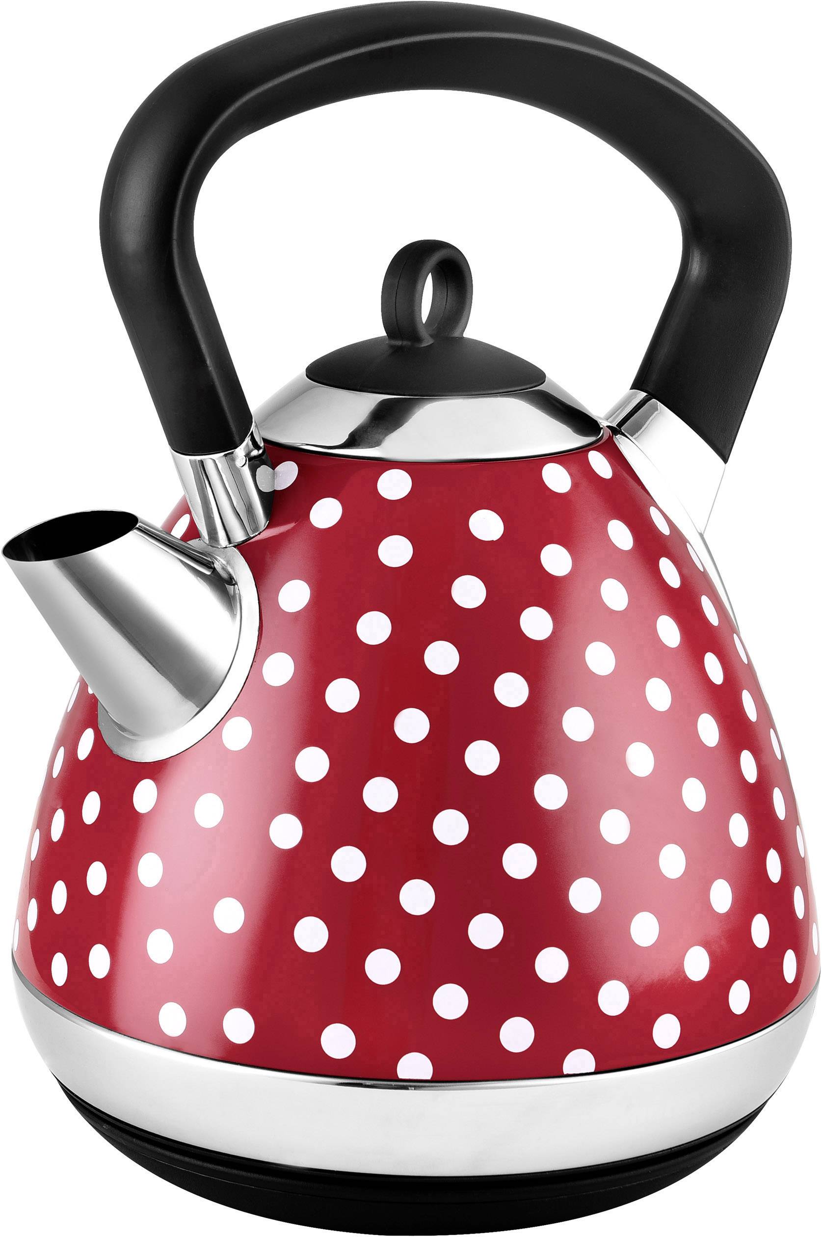 TKG Team Kalorik TKG JK 1045 RWD Wasserkocher schnurlos Rot, Weiß