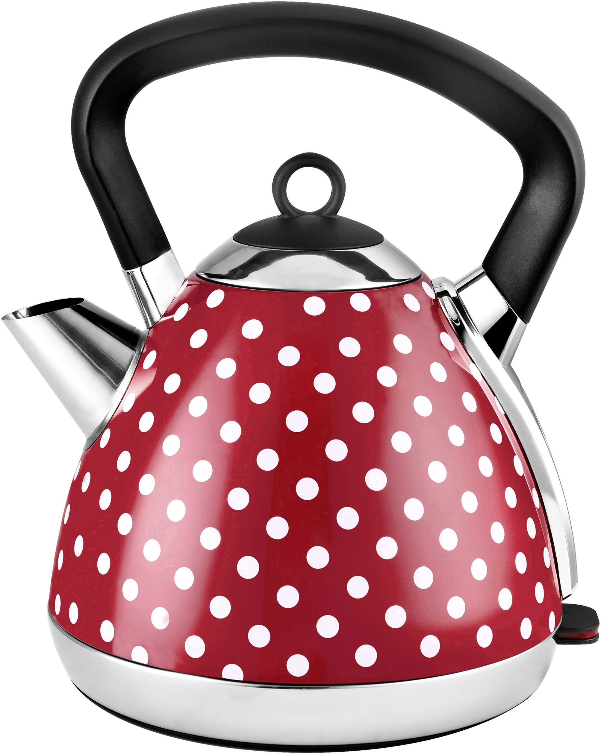 TKG Team Kalorik TKG JK 1045 RWD Wasserkocher schnurlos Rot, Weiß