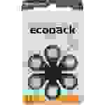 Ecopack ECO13 Knopfzelle ZA 13 Zink-Luft 285 mAh 1.4V 6St.