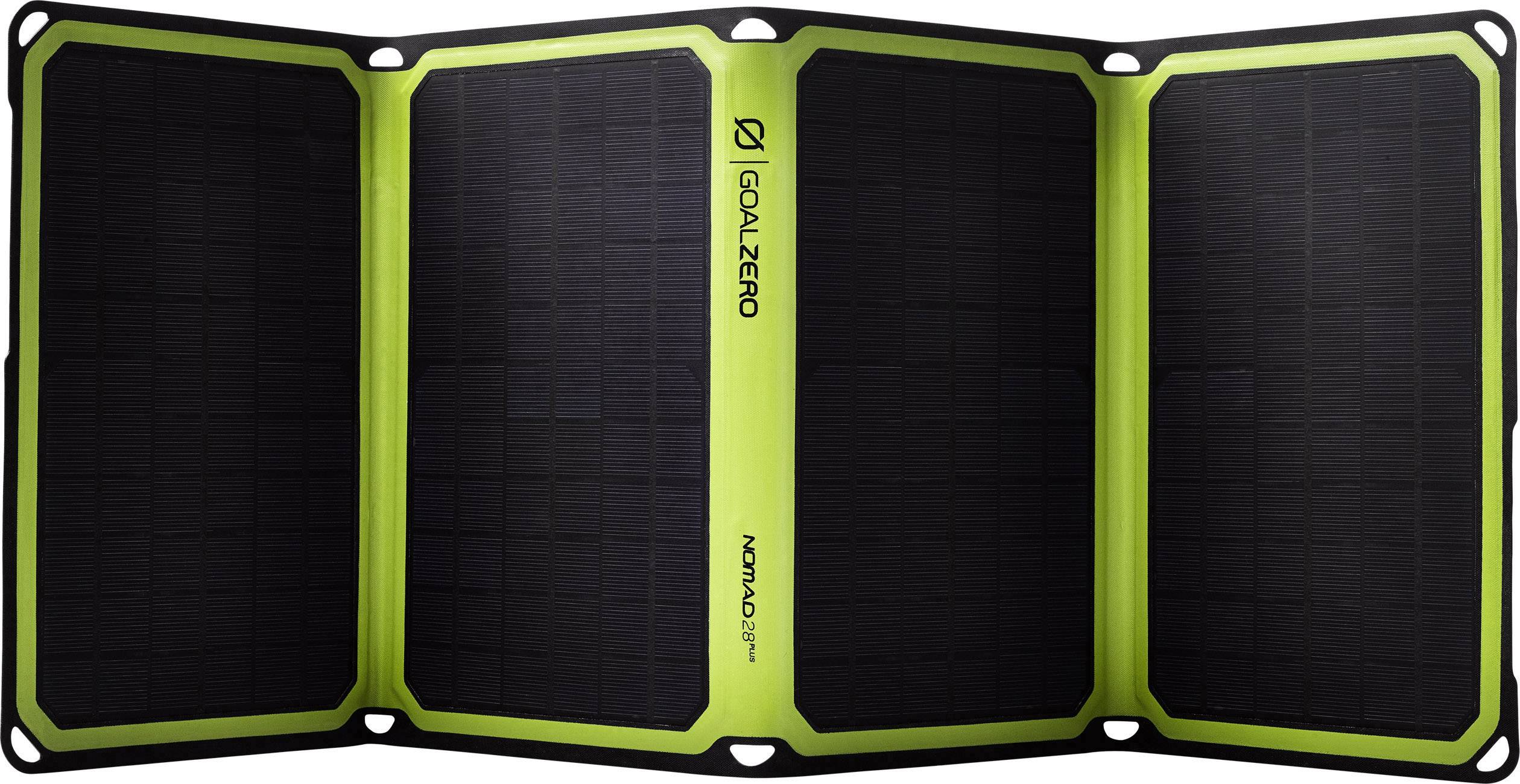 Goal Zero Nomad 28 plus 11805 Solar-Ladegerät Ladestrom Solarzelle 2400mA 28W
