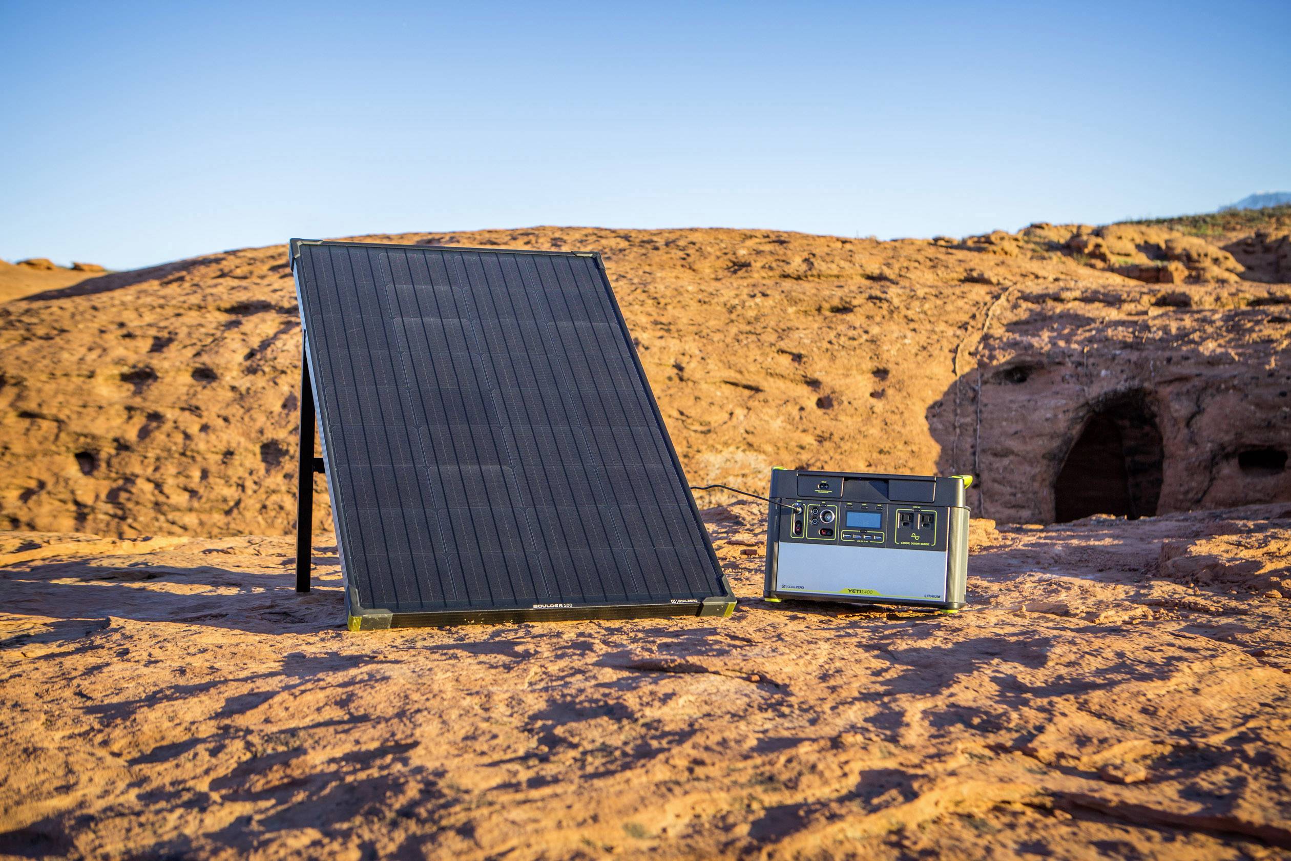 Goal Zero Boulder 100 32407 Solar-Ladegerät Ladestrom Solarzelle 7000 mA 100 W